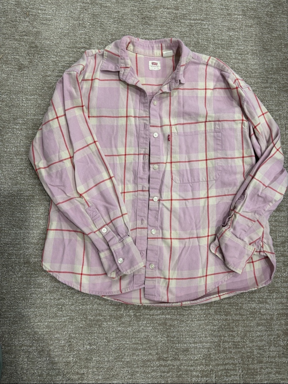 Levi's Plaid Button-Down Shirt